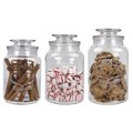 Hds Trading 3 Piece Canister Set With Lids ZOR95919